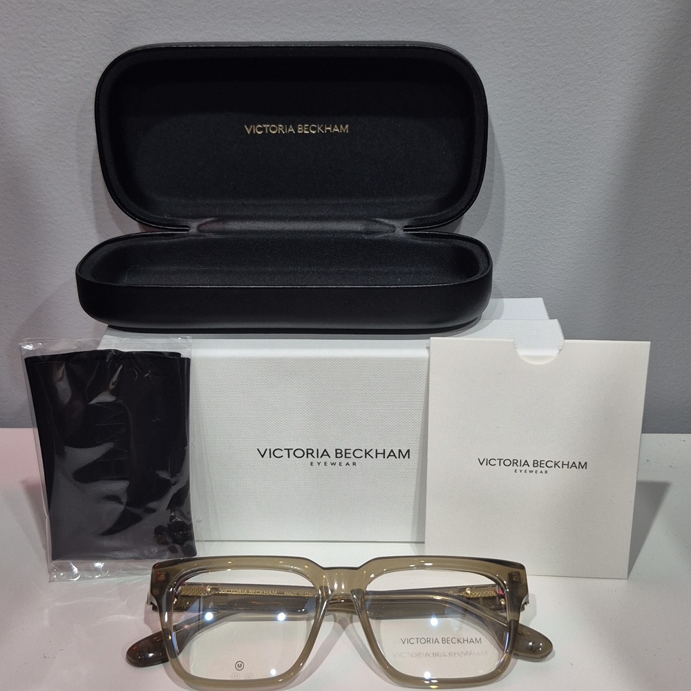 New Victoria Beckham Vb2667 310 Beige Square EyeGlasses